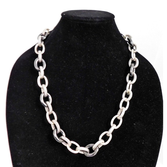 Robert Goossens Vintage Paris France Gold Plated Chain Link...
